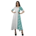 thumbnail image 1 of Moomaya Robe à Manches Courtes Imprimée avec Cordon de Serrage et Encolure Dégagée pour Femmes, 1 of 4