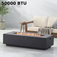 thumbnail image 1 of Create a Focal Point with a 50000 BTU Black Outdoor Fire Place, 1 of 8