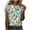 Womens Tops Short Sleeve-Multicolor, variant on Homenesgenics Womens Tops under $5 Fashionable Women's Casual Pullover Printed Short Sleeved Round Neck Tops Multicolor S