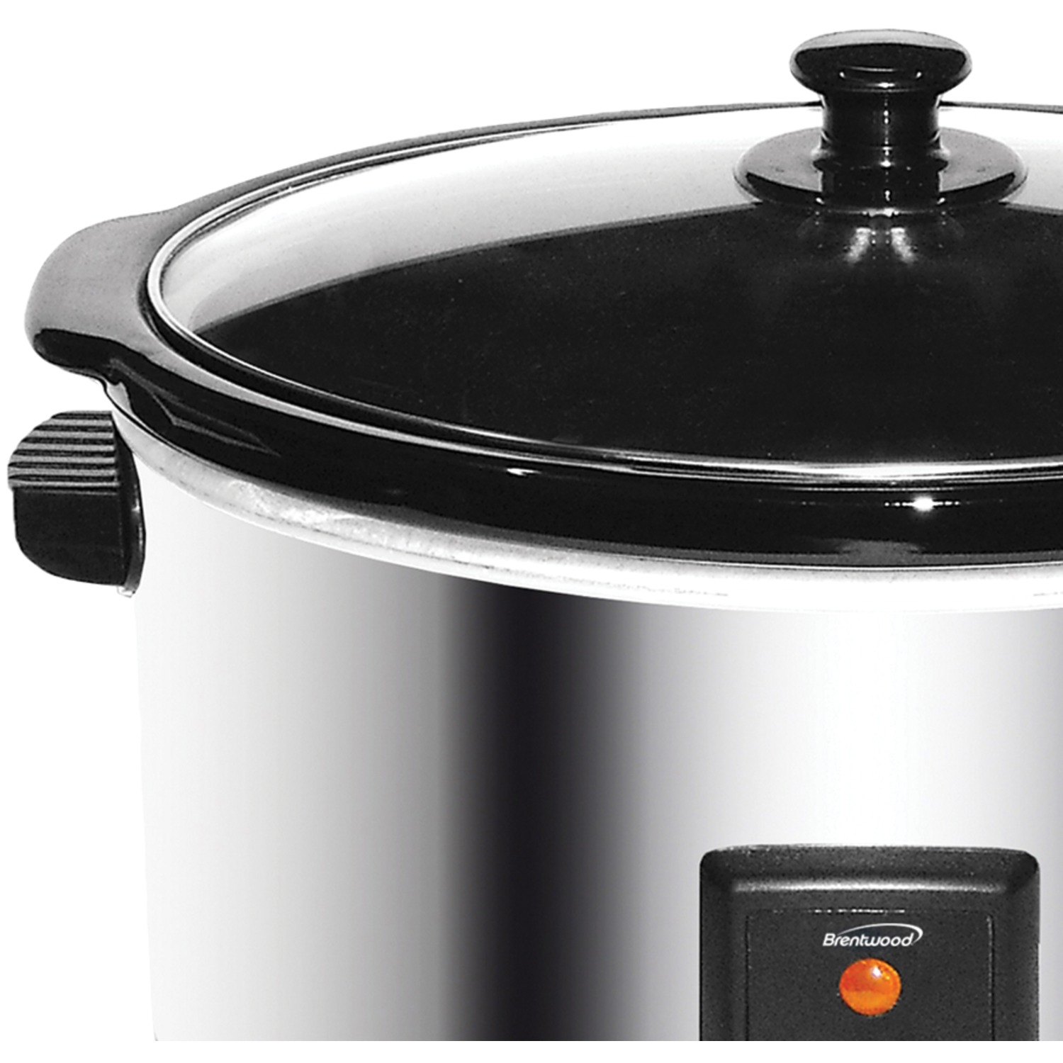 Brentwood SC-170S 8 Qt Slow Cooker Stainless Steel - image 4 of 8