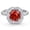 01-January Garnet Red, variant on Birthstone Ring for Women,Silver Plated Halo CZ Adjustable Ring,Vintage Promise Band Ring,Valentine’s Day Birthday Christmas Mother’s Day Jewelry Gift for Wife Mom Girlfriend