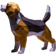 thumbnail image 3 of Papercraft World 3D Papercraft Model DIY Kit - Beagle, 3 of 6