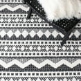 thumbnail image 6 of SAFAVIEH Moroccan Tassel Fallon Southwestern Shag Runner Rug, Ivory/Black, 2'2" x 9', 6 of 8