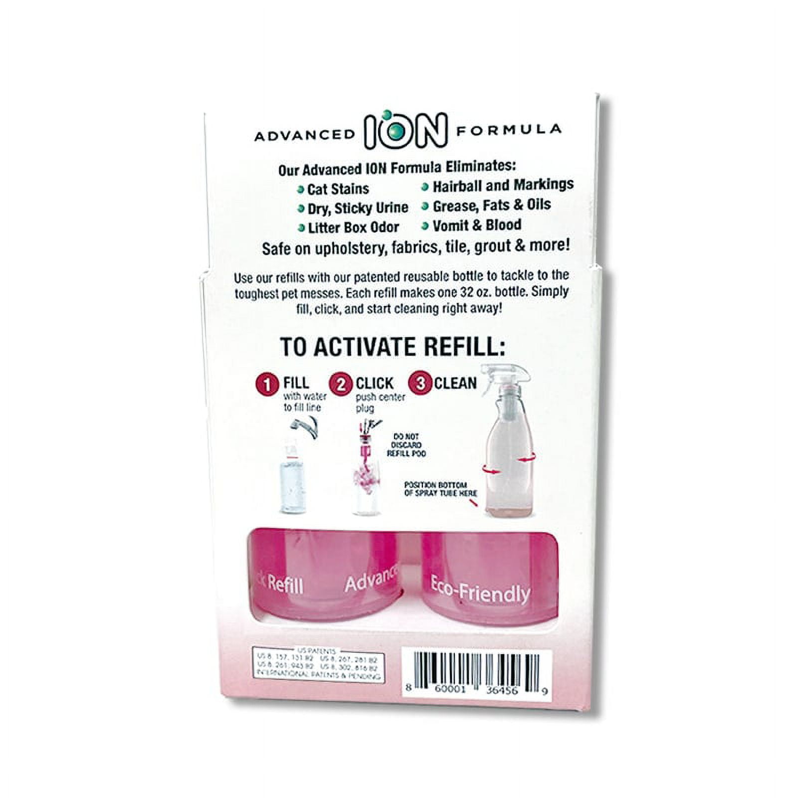 ION Fusion Refills Cat Urine & Odor - 2 Refill Pods (Each Make 32oz)