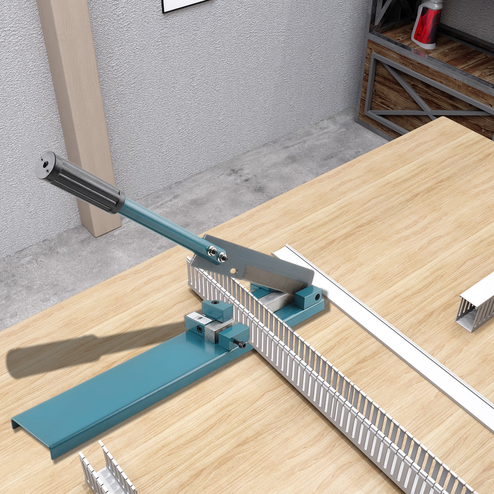 ECUTEE Upgrade PVC Trunking Cutter Plastic Wiring Duct Angle Adjustable Cutting Machine