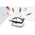 thumbnail image 3 of Bolsa de maquillaje transparente portátil con cremallera, bolsa de almacenamiento de viaje transparente impermeable, neceser cosmético con asa, 3 of 5