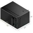 thumbnail image 3 of Open Box Chefman Countertop Microwave Oven 1.1 Cu. Ft., 1000 Watts with 6 Presets and 10 Power Levels - Black, 3 of 9