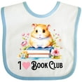 thumbnail image 3 of Inktastic I Love Book Club Girls Baby Bib, 3 of 4