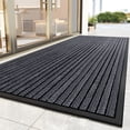 thumbnail image 2 of Alfombra de entrada de hotel antideslizante de primera calidad, de ambiente sencillo, impermeable, para entrada de centro comercial, alfombra para puerta de supermercado con alto nivel de suciedad, 2 of 5