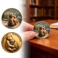 thumbnail image 1 of Japanese Monkey Commemorative Three Metal Collectible Japanese Spirit Monkey Motif Choice, 1 of 7