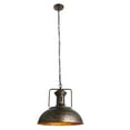 thumbnail image 1 of Loft Pendant Lamp, Industrial Pendant Lighting with Rustic Bowl Shape Barn Dome Lampshade, Ceiling Mount Lamp for Kitchen Dining Room Decor, 1 of 5