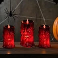 thumbnail image 5 of LLDYYDS Halloween Ghost Lamp Black Scary Ghost Face Halloween Table Decor with LED Lights, Spooky Decorations, 5 of 5