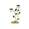 thumbnail image 2 of Vintage Iron Candlestick Holder with Floral Openwork Design - European Style Home Decor for Romantic Ambiance, 2 of 6
