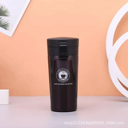 

Thermal Mug Double Wall 304 Stainless Steel Coffee Cup Vacuum Flask Leak-proof Water Bottle- 0.5L Thermos Mug PLM01