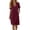 Z-Wine, variant on MaFYtyTPR Summer Dress for Women Ladies' Fashionable Solid Color V-neck Short Sleeved Dresses With Pockets Z-Black L