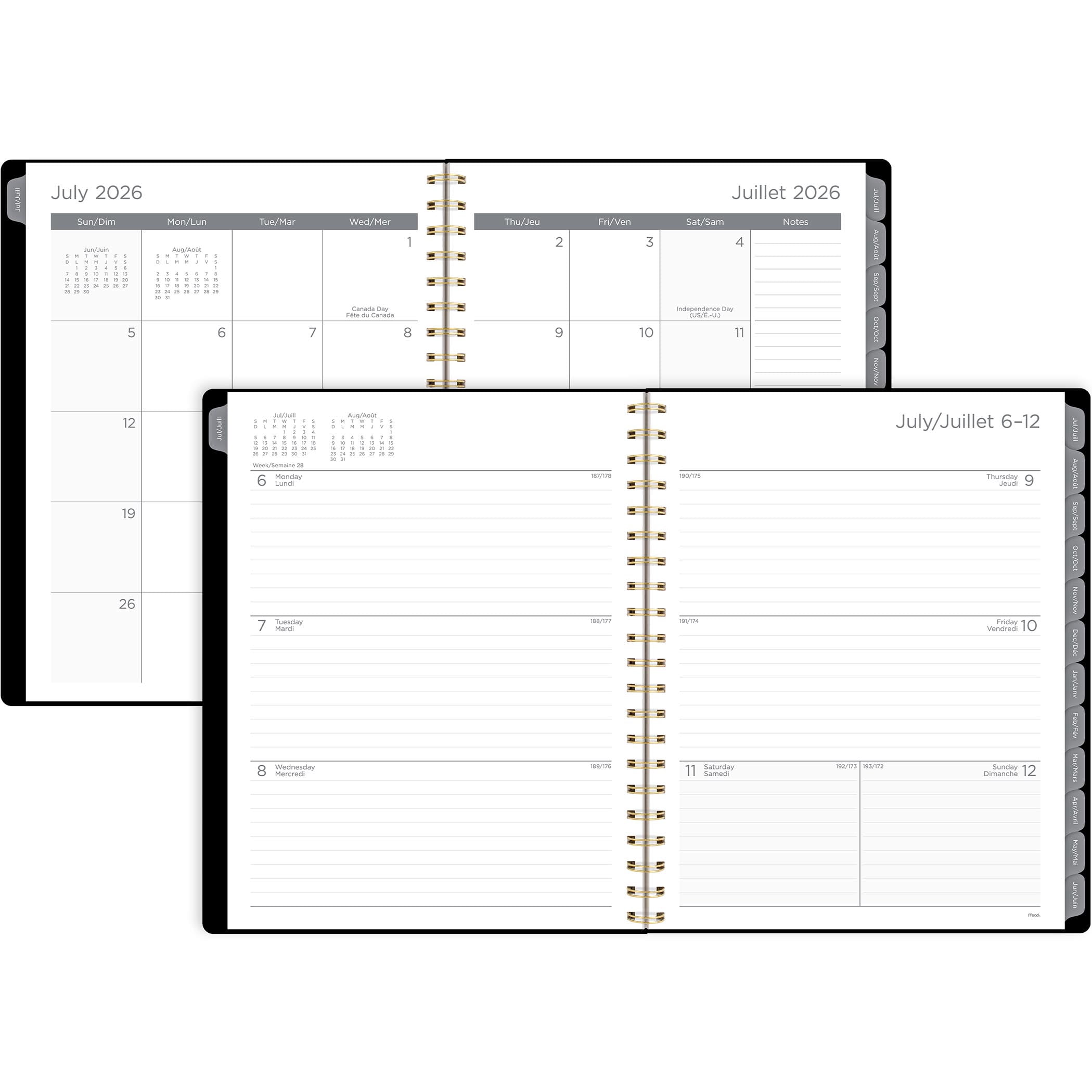 2026-2027 Mead Magic Stars Large Weekly and Monthly Academic Year Planner