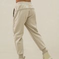 thumbnail image 3 of Wavsuf Jogging Pants for Men Beige Sweatpants Size 3XL, 3 of 4