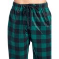thumbnail image 3 of Ashford & Brooks Men's Mink Fleece Sleep Lounge Pajama Pants - Hunter Buffalo Check - X-Large, 3 of 4