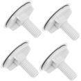 thumbnail image 1 of Qucyy 4pcs Decorative Sink Cover Sink Stopper Cover Tap Hole Stopper Basin Hole Cover Sink Hole Stopper Sink Drain Hole Cover Sink Hole Cover Kitchen Sink Blank Plugs White Plastic, 1 of 5