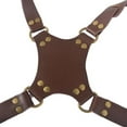 thumbnail image 4 of Double Harnais SLR Caméra Cross Shoulder Cuir Multi Acc Ajustable C9K9, 4 of 9