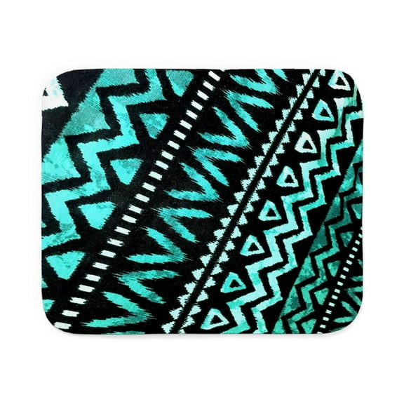 CafePress - Tribal Teal Aztec Patt - Sherpa Fleece Throw Blanket 60" x 50"