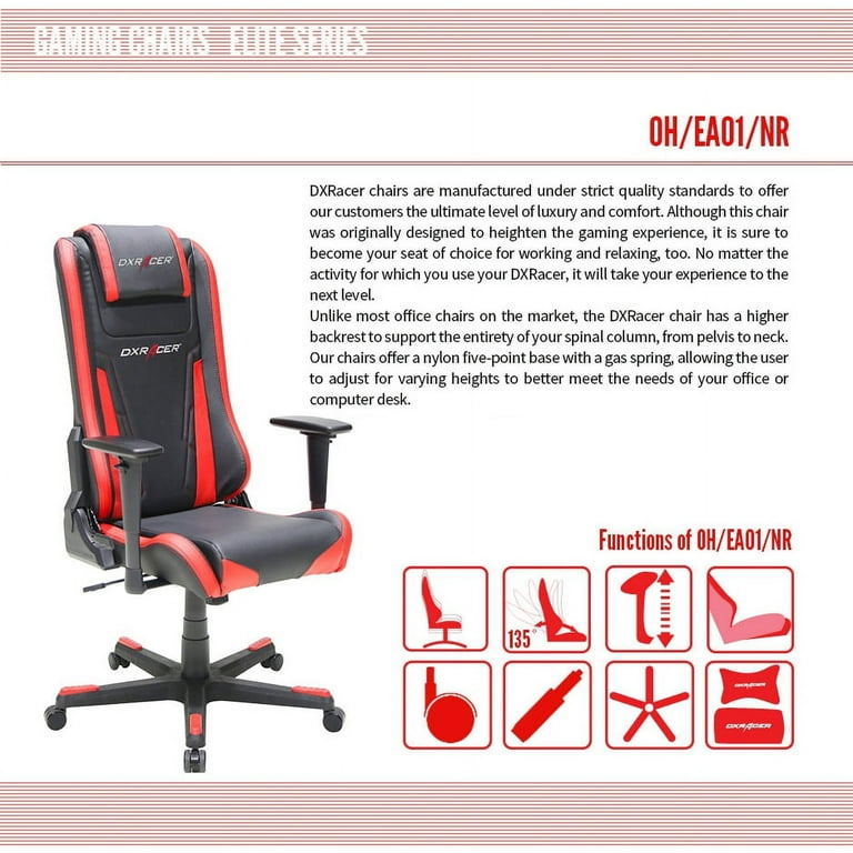 DX Racer DXRacer Elite Series OH EA01 N Series Mid Back Office Chair Esport Gaming Chair Guest Chair Multiple Colors