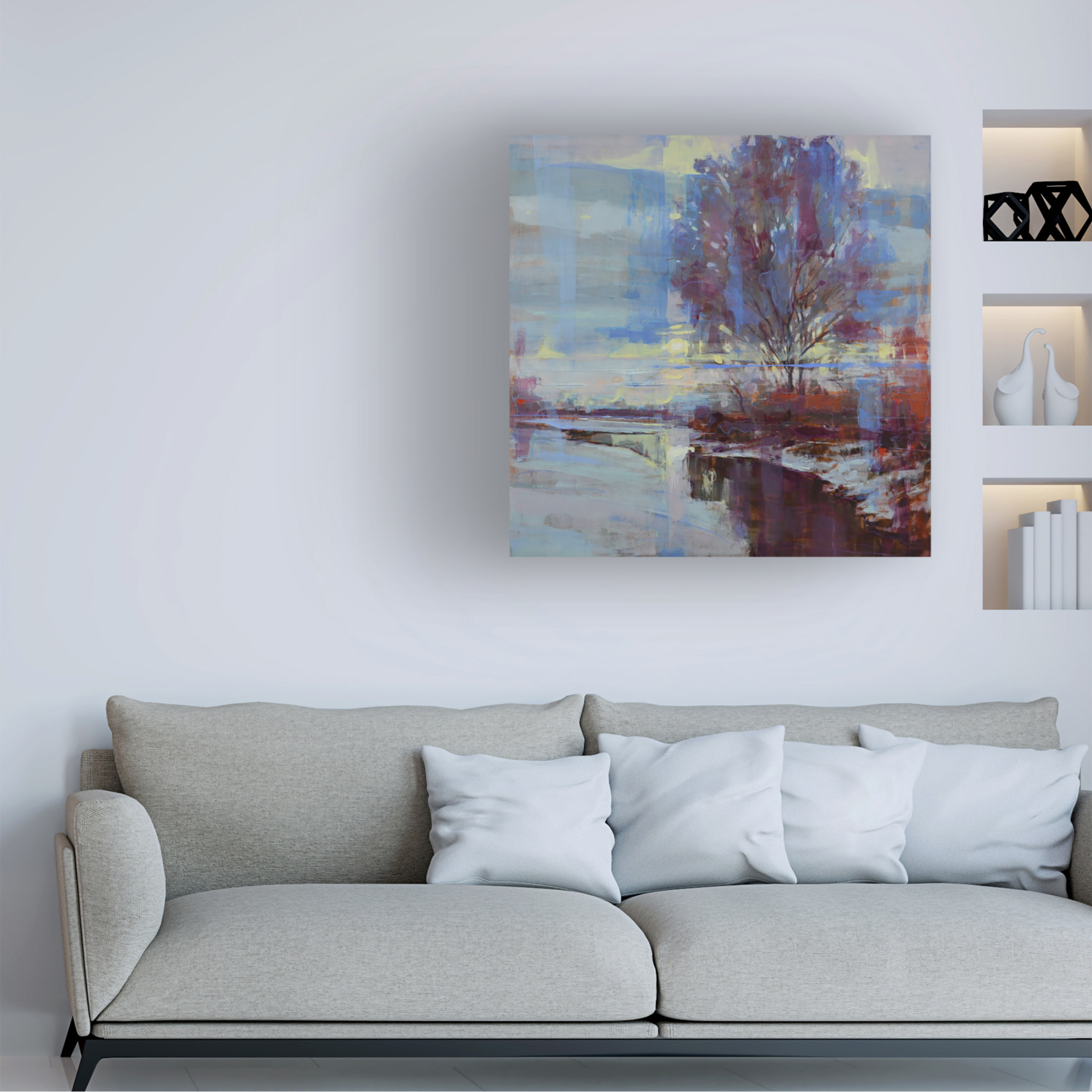 Trademark Fine Art James Ayers  A Winter's Glow Canvas Wall Art