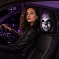 thumbnail image 3 of 11x10.2 Inch Horror Ghost Print Car Headrest Cover, Spooky Zombie Demon Face Auto Seat Head Pillow Protector for Halloween Vehicle Interior Decor, 3 of 6