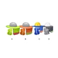 thumbnail image 4 of stanreset Summer Sun Shades Protection Helmet Reflective Hard Hat Mesh Bright Construction Safety Shields Reusable for Preventing Sunburn Shiny Orange, 4 of 9