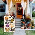 thumbnail image 4 of Sm:)e Gnome Ghost Pumpkin Bat Happy Halloween Garden Flag 12 x 18 Inch, Double-Sided Printing, Outdoor Welcome Decor for Yards, 4 of 8