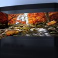thumbnail image 5 of 30X18IN Tropical Forest Waterfall Maple Leaf Aquarium Background, Natural Waterfall Forest Tree Reptile Habitat Terrarium Background with 10 EVA Double-Sided Tape, 5 of 5