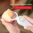 thumbnail image 3 of Pelador eléctrico de acero inoxidable Mini pelador eléctrico para patatas dulces tomates, 3 of 6