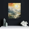 thumbnail image 5 of Nawypu Abstract Canvas Wall Art For Living Room Canvas Prints Artwork Bedroom Wall Decor Abstract Mountain Landscape Painting Room Decor Pictures Artwork Office Wall Decorations Farmhouse Home, 5 of 5