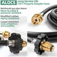thumbnail image 2 of F273704 10FT Propane Hose Adapter Compatible With Mr Heater Big Buddy Series, Fits Mr Buddy Heater to Propane Tank MH9BX MH18B, Assembly Hose Adapter, 2 of 5