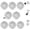 8 Pack, variant on Plastic Universal Security Camera Junction Box 4 Pack Abs Mounting Bracket For Cctv Cameras