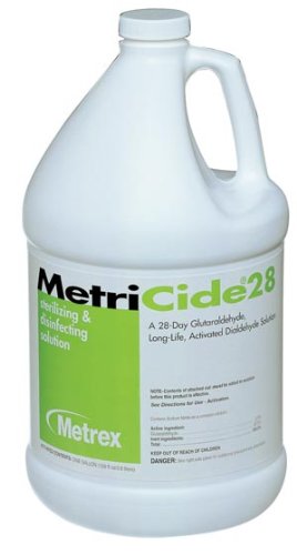 Metrex 10-2800 MetriCide 28 High-Level Disinfectant/Sterilant, 1 gal Capacity