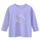 thumbnail image 4 of Blusas y camisas de cuello redondo y manga larga para niños, blusas/camisas de poliéster con estampado de corazones, mangas 3/4 y cuello redondo, elegantes e informales., 4 of 5