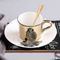 thumbnail image 6 of Vikakiooze 2023 Moving Reflection Creative Coffee Cup, The Reflection Will Move With The Rotation Of The Cup, Coffee Cup And Teacup, 6 of 6