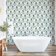 thumbnail image 6 of Ambesonne Thistle Peel & Stick Wallpaper for Home, Botanical Print Plant, 13"x36", Jade Green Off White, 6 of 6