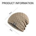 thumbnail image 2 of Gorro rasta de punto de ganchillo para hombre, holgado, para verano e invierno, 2 of 5
