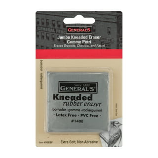 PRISMACOLOR DESIGN Eraser, 1224 Kneaded Rubber Eraser Large, Grey (70531)  (3 Pack)