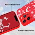thumbnail image 4 of Funda para iPhone 13 Pro Max Cinysnt de silicona navideña, 4 of 7