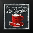 thumbnail image 2 of Medley, Elizabeth 12x12 Black Modern Framed Museum Art Print Titled - Whimsical Hot Cocoa Holiday III, 2 of 5