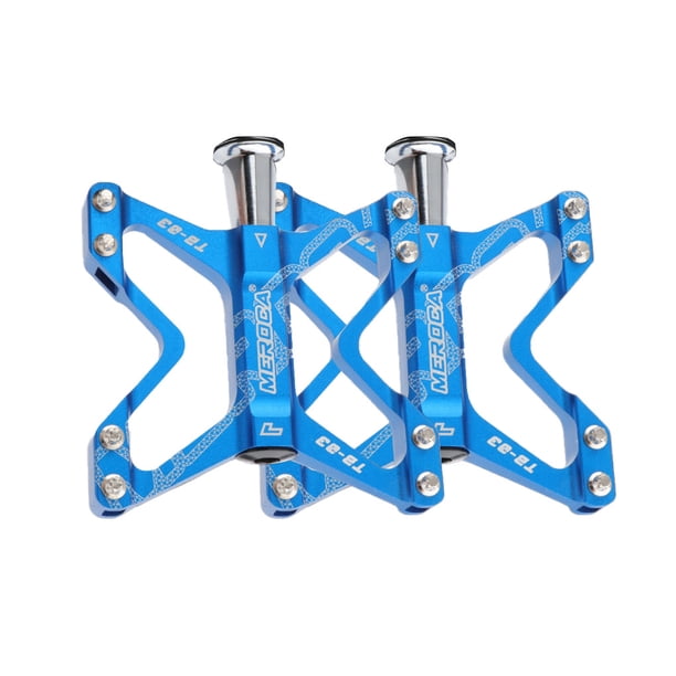 Sonducket 1 par de pedales de bicicleta, diseño de cojinete multicolor, antideslizante, resistente al desgaste, sellado, pieza de bicicleta, Ciclismo Azul