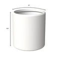 thumbnail image 2 of Pemberly Row Fiberstone and MGO Clay Round Planter White 22", 2 of 6