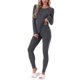 thumbnail image 1 of Conjuntos de ropa interior térmica para mujeres INSPIRE CHIC, camiseta de manga larga con leggings, pijama de capa base para el frío invierno, 2XL gris, 1 of 6