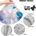 thumbnail image 6 of TSOVTHRID Galaxy Colorful Tie Dye Print 4 PCS Gaming Chair Covers Slipcovers Stretchy Gaming Chair Cover Set Dustproof Washable Office Desk Chair Cover with Armrest Covers, 6 of 7