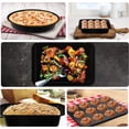 thumbnail image 6 of YSTDHL 5 Pack Nonstick Bakeware Set Includes Cookie Sheet, Loaf Pan, Square Pan, Round Cake Pan, 12 Cups Muffin Pan, 6 of 6