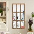 thumbnail image 5 of AFQH Three-dimensional imitation window wooden acrylic mirror wall sticker decoration, 5 of 11