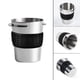 thumbnail image 2 of Taza dosificadora de café, distribuidor de café de 58 mm, parte del alimentador de taza dosificadora de café de metal para máquina de espresso de 58 m Plata, 2 of 6